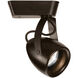 Impulse 1 Light 120 Dark Bronze H Track Fixture Ceiling Light in 3000K