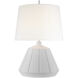 Visual Comfort Signature Collection Thomas O'Brien Frey 27.75 inch 15 watt Plaster White Table Lamp Portable Light, Medium TOB3417PW-L - Open Box