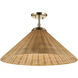 Bekah 1 Light Champagne Bronze Pendant Ceiling Light, Convertible