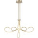 Astor LED 32 inch Soft Gold Chandelier Ceiling Light