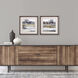 Landscapes Blue and Brown and Gray and Neutral Framed Art, Propac
