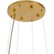 Wright 12 Light 50 inch Antique Brass Chandelier Ceiling Light