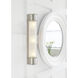 Chapman & Myers Oxford 3 Light 4 inch Polished Nickel Bath Sconce Wall Light