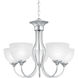 Tahoe 5 Light 24 inch Brushed Nickel Chandelier Ceiling Light