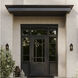 Hurstborne 1 Light 15.75 inch Dark Matte Black and Painted Legacy Brass Outdoor Wall Lantern