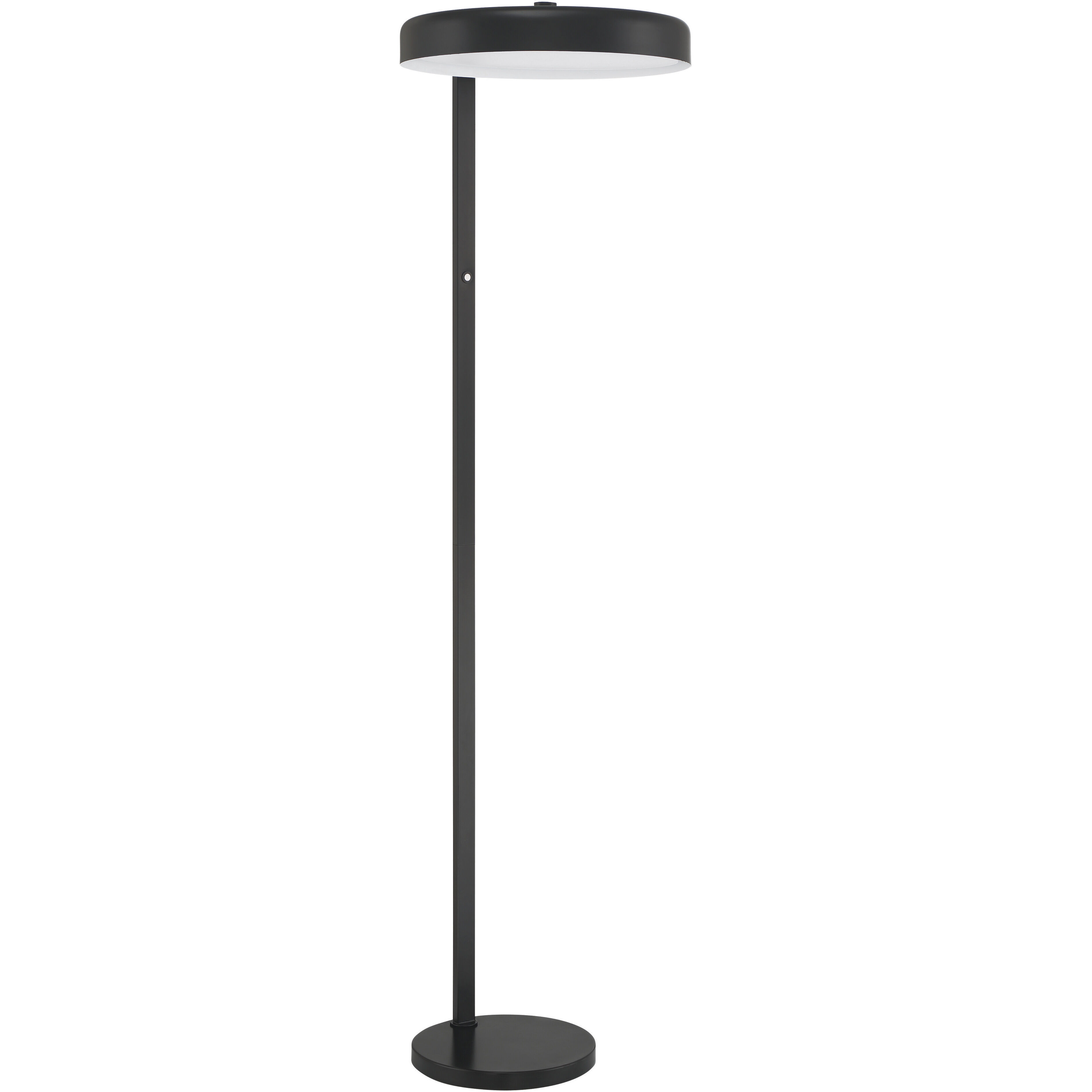 Keeva 57.05 inch 28 watt Flat Black Floor Lamp Portable Light