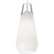 Sean Lavin Lustra 1 Light 12 Satin Nickel Low-Voltage Pendant Ceiling Light in Halogen, FreeJack, White Glass