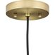 Hinton 1 Light 8 inch Vintage Brass Mini-Pendant Ceiling Light