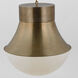 Kelly Wearstler Precision LED 24 inch Antique-Burnished Brass Pendant Ceiling Light