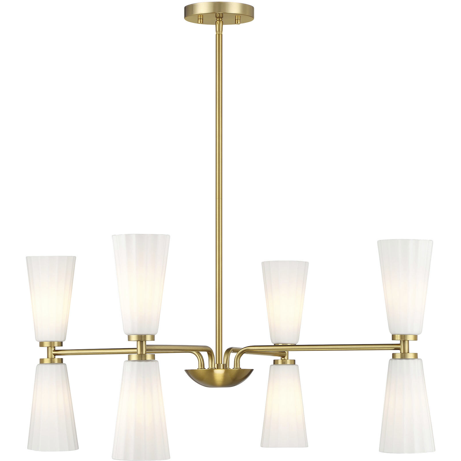 Contemporary 8 Light 32.00 inch Chandelier