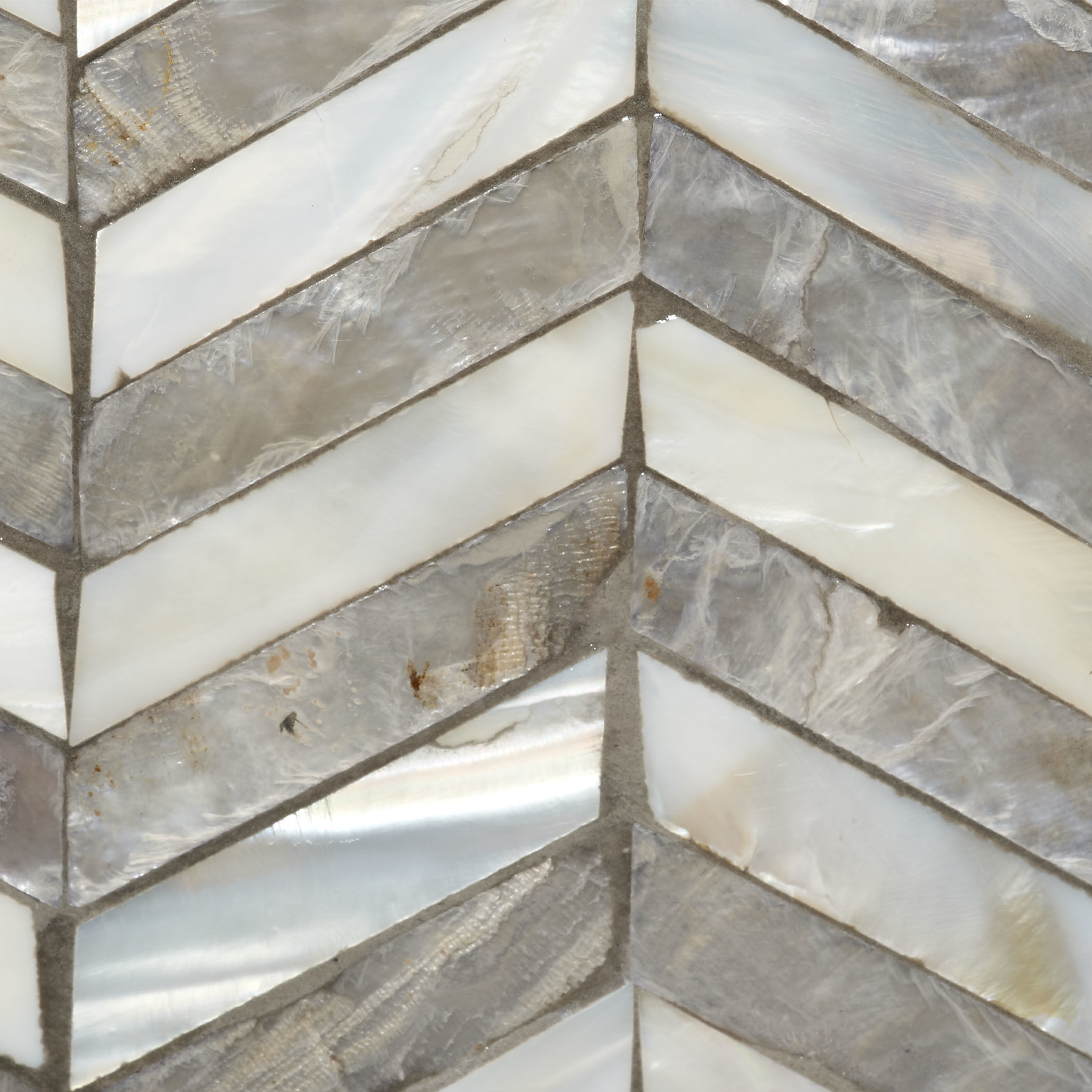 Garbo 17.5 inch 60 watt Mixed Grey and White Mother of Pearl Table Lamp Portable Light