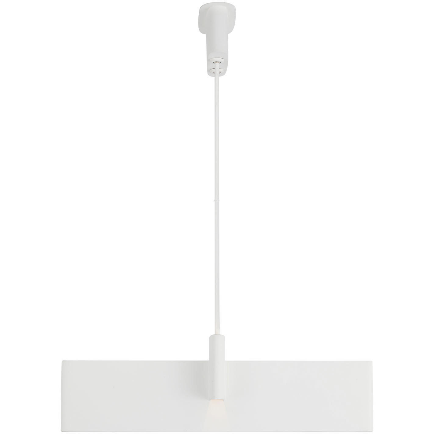 Kelly Wearstler Lotura LED 36 inch Museum White Intersecting Linear Pendant Ceiling Light