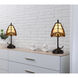 3119 Tiffany 13 inch 40.00 watt Dark Bronze Accent Lamp Portable Light