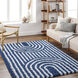 Urban Shag 123 X 94 inch Navy Rug, Rectangle