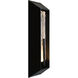 Curva LED 24 inch Sand Black Outdoor Wall Light