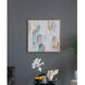 Gizem Gold/Gray/Blue Wall Art