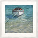 Boat and Buoy Ropes Boat and Buoys Blue and Green and Orange and White Framed Art