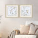 Hummingbird Song White and Green and Pink and Multi Framed Art, Propac