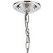 Frozen Cascade 9 Light 26 inch Polished Chrome Chandelier Ceiling Light