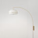 Morelli 1 Light 5 inch Weathered Brass Wall Mounted Arc Lamp Wall Light