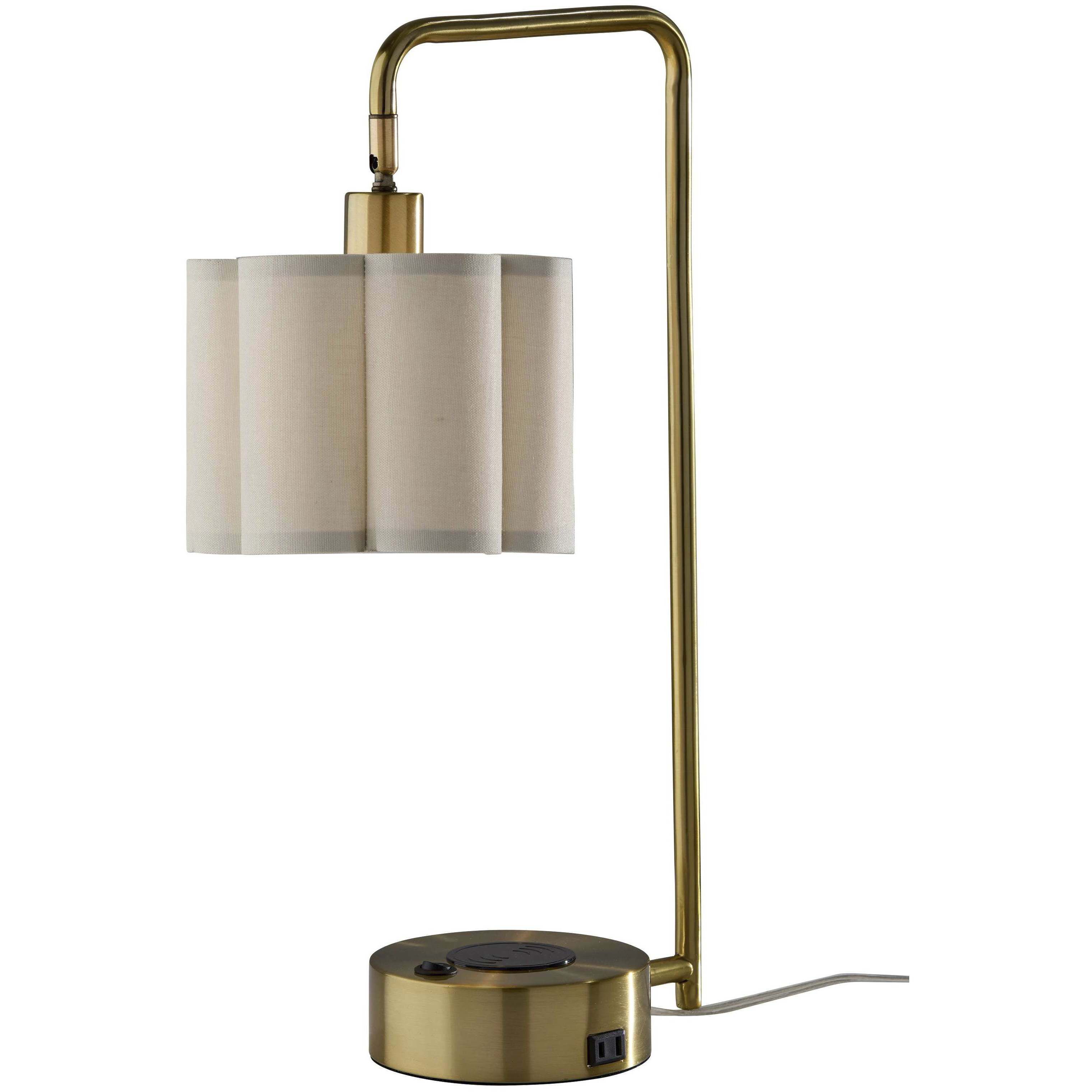 Dover 22.25 inch 60.00 watt Antique Brass Supercharger Desk Lamp Portable Light