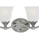 Harmony 2 Light 16 inch Satin Pewter Vanity Light Wall Light