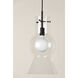 Mirabel 1 Light 11 inch Soft Black Pendant Ceiling Light