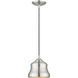 Endicott 1 Light 7 inch Brushed Nickel Pendant Ceiling Light