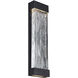 Fathom LED 22 inch Black Outdoor Wall Light in 22in