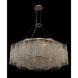 Cometa 8 Light 34 inch Brushed Champagne Gold Pendant Ceiling Light