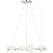 Barbara Barry Petaluma LED 34.5 inch Soft Silver Ring Chandelier Ceiling Light