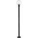 Laurent 1 Light 89.5 inch Black Outdoor Post Mounted Fixture
