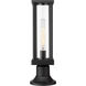 Glenwood 1 Light 16 inch Black Outdoor Pier Mounted Fixture