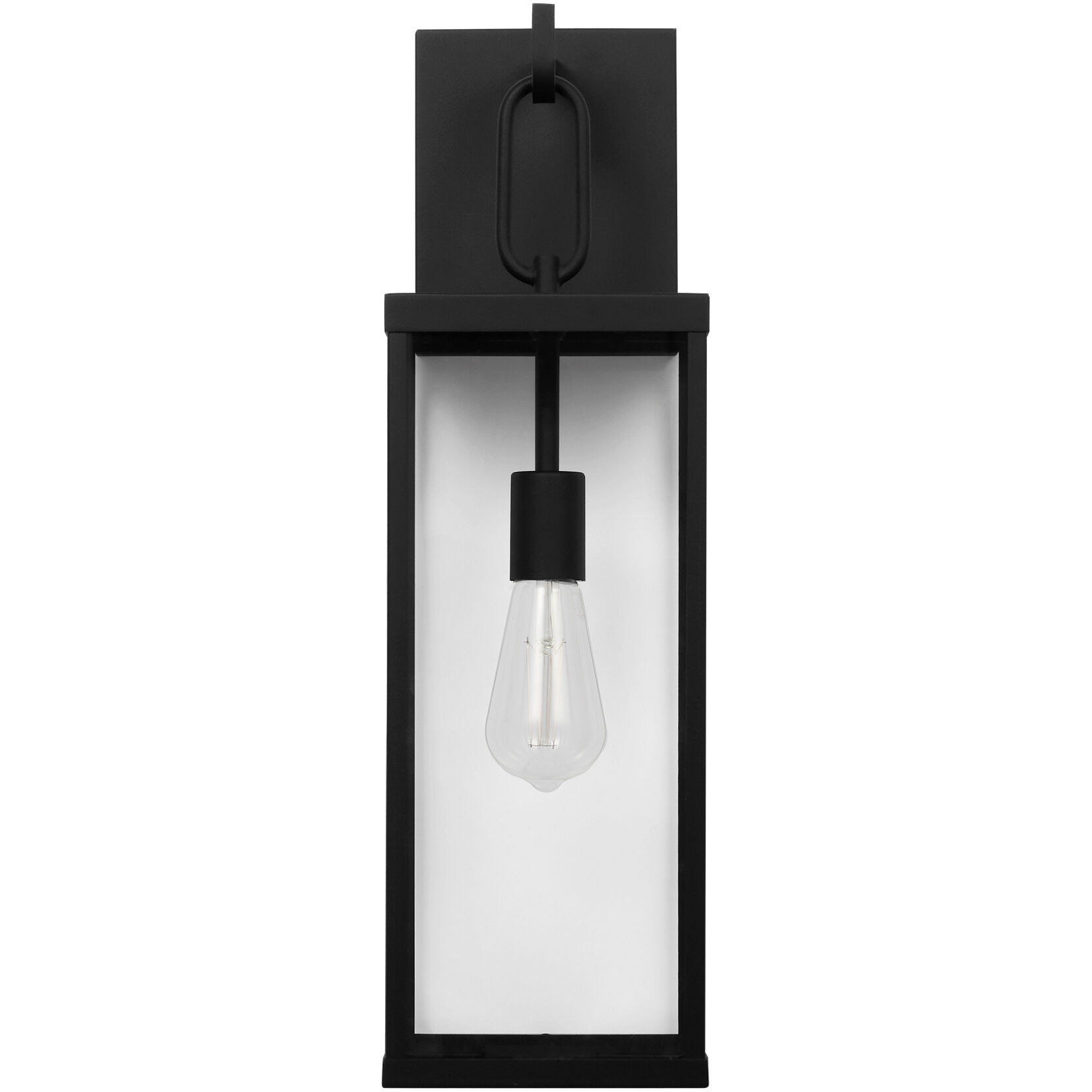 Rox LED 22 inch Textured Black Outdoor Wall Lantern