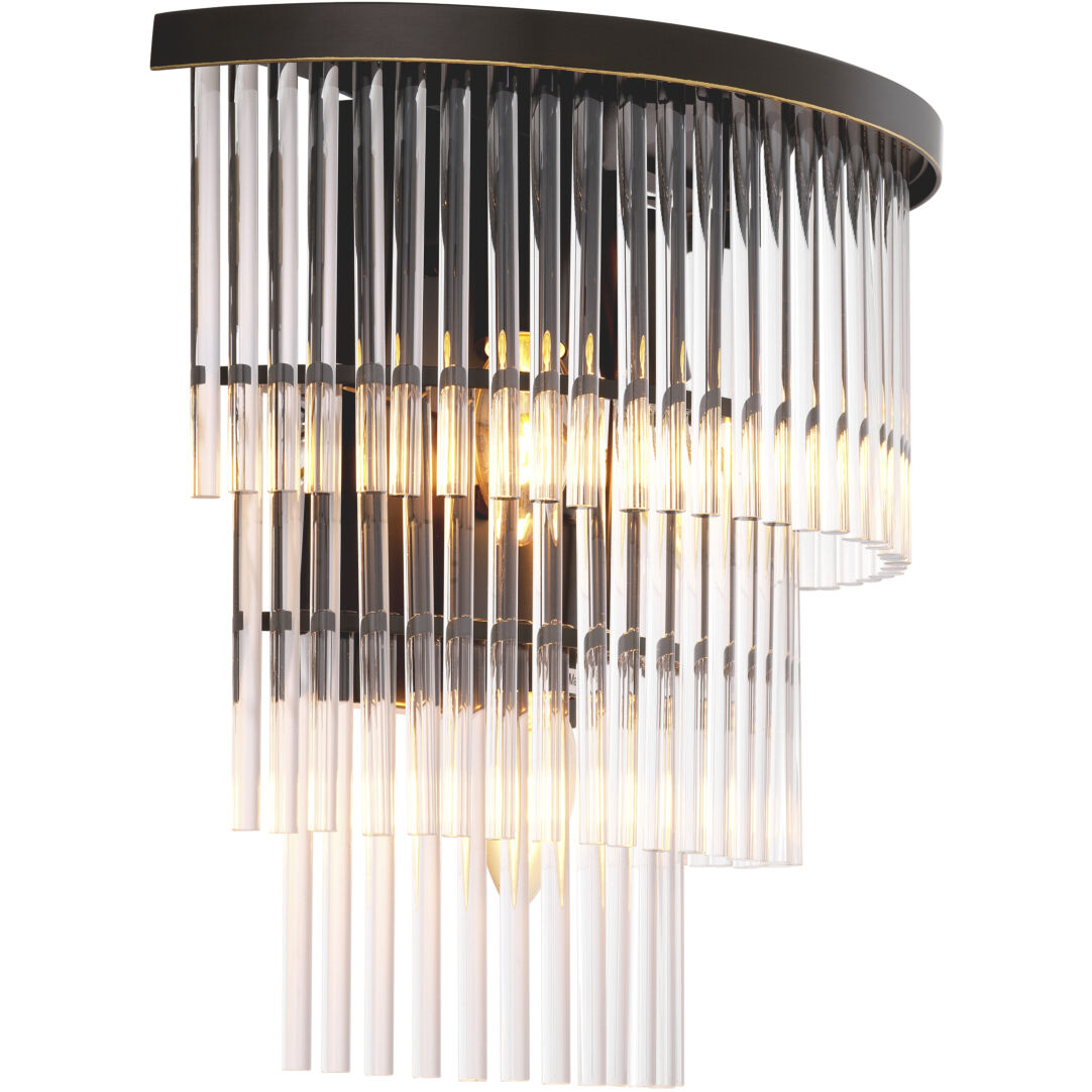 East Wall Lamp Wall Light in Bronze Highlight