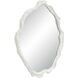 Tida 40 X 30 inch Matte White Mirror