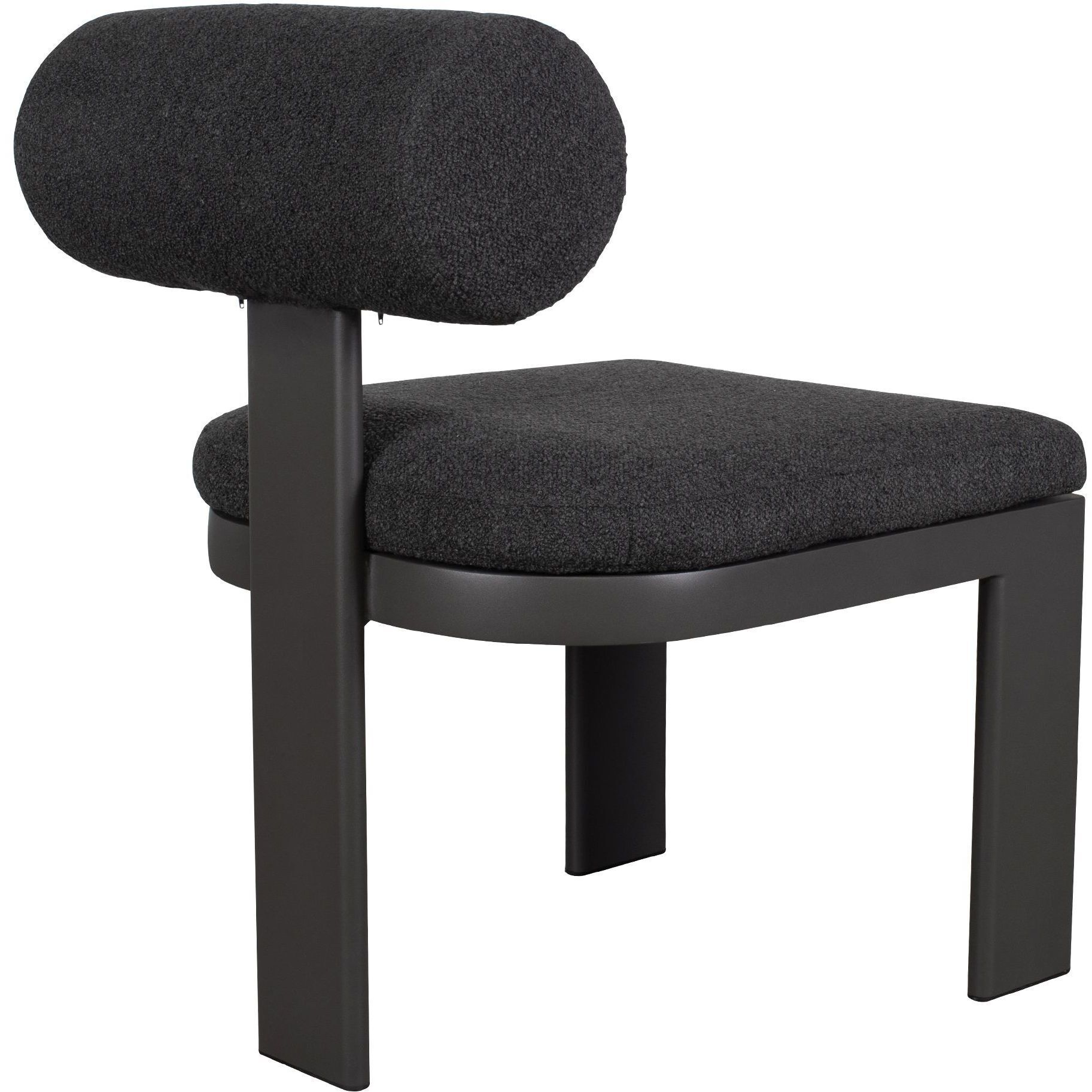 Bolster Back Java Black Outdoor Dining Chair