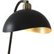 Luna Bella 60 inch 14 watt Matte Black Floor Lamp Portable Light