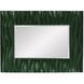 Zenith 39 X 31 inch Hunter Green Mirror