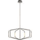 Kelly Wearstler Appareil LED 29.5 inch Polished Nickel Low Profile Chandelier Ceiling Light