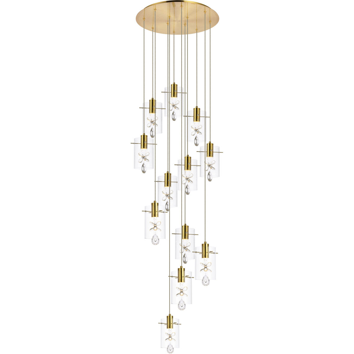 Hana 12 Light 22.00 inch Pendant