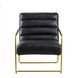 Anita Black and Gold Chair