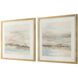 So Golden 29.5 X 29.5 inch Abstract Landscape Prints, Set of 2
