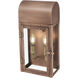 Spencer 2 Light 16.75 inch Antique Copper Exterior Wall Mount