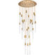 Weston 25 Light 42 inch Satin Gold Pendant Ceiling Light