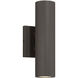 Kelley LED 11 inch Bronze Outdoor Wall Lantern