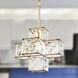 Cubic 1 Light 11.5 inch Calypso Gold Pendant Ceiling Light