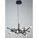 Batton LED 28.75 inch Black Pendant Ceiling Light