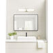 Lynk LED 24 inch Satin Nickel Bath Light Wall Light in LED 90 CRI 3000K 277V, Integrated LED