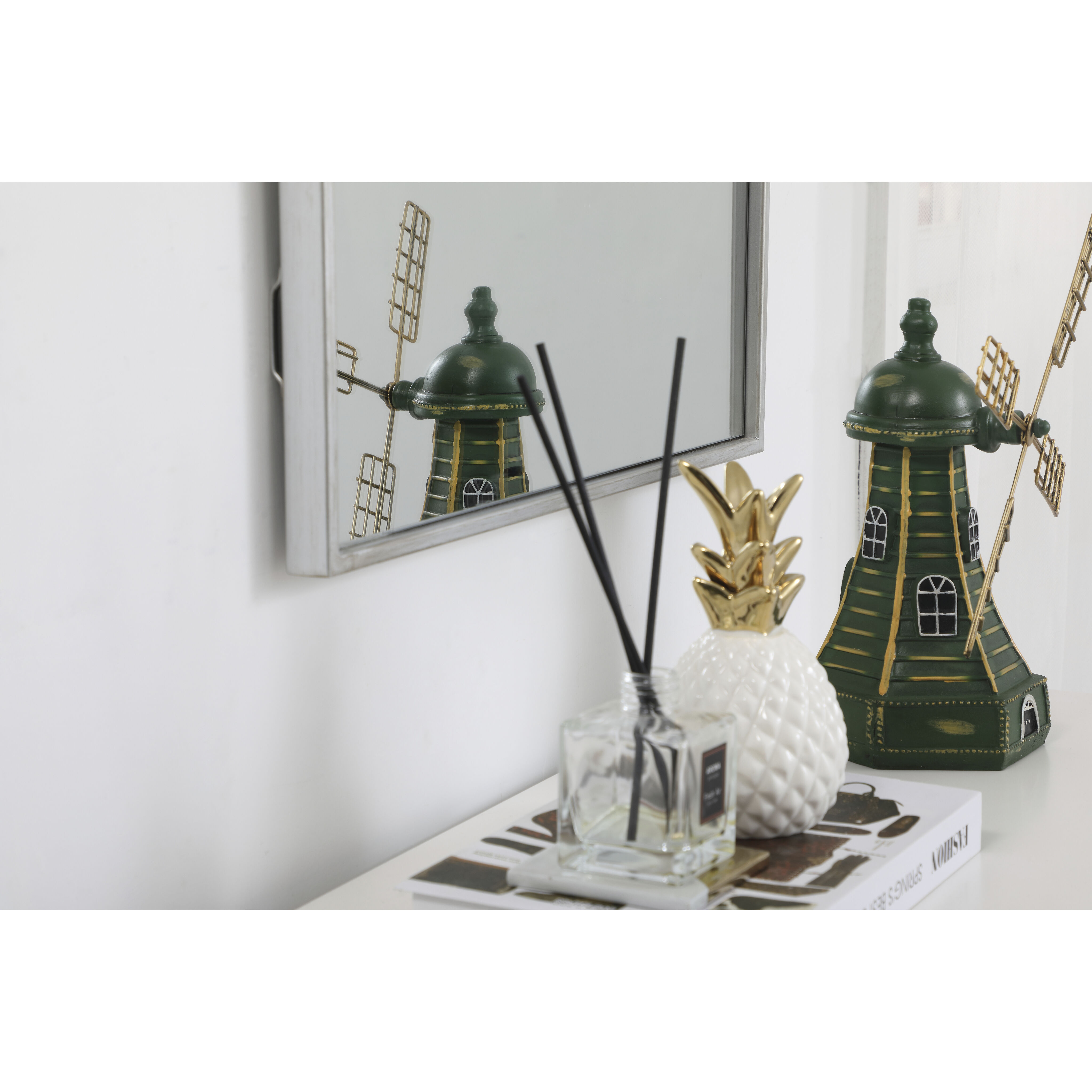 Monet 36 X 20 inch Silver Wall Mirror